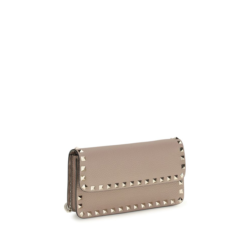 Beige calf leather bos taurus wallet-null