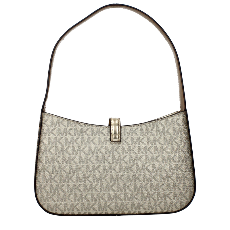 Gold fabric handbag-null