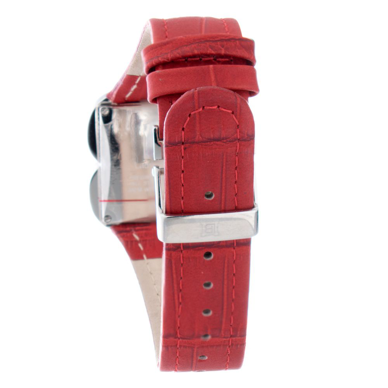 Multicolor leather dress watch-null