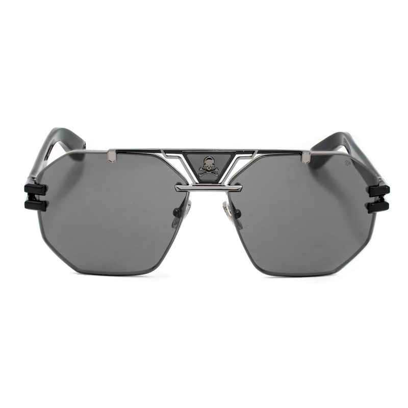 Black metal sunglasses-null