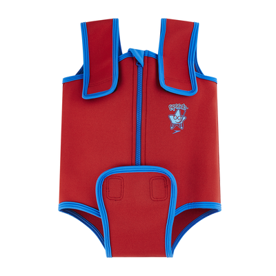 Neoprene baby suit iu red/blue, Red/blue, medium