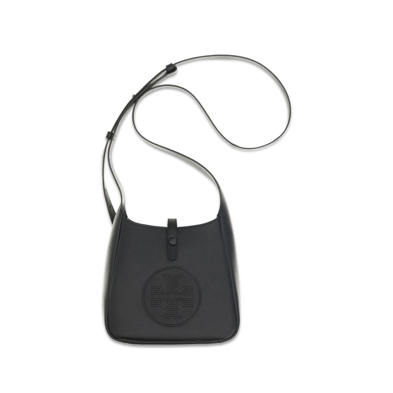 Black calf leather bos taurus shoulder bag-null
