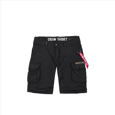 Crew short, Black, medium
