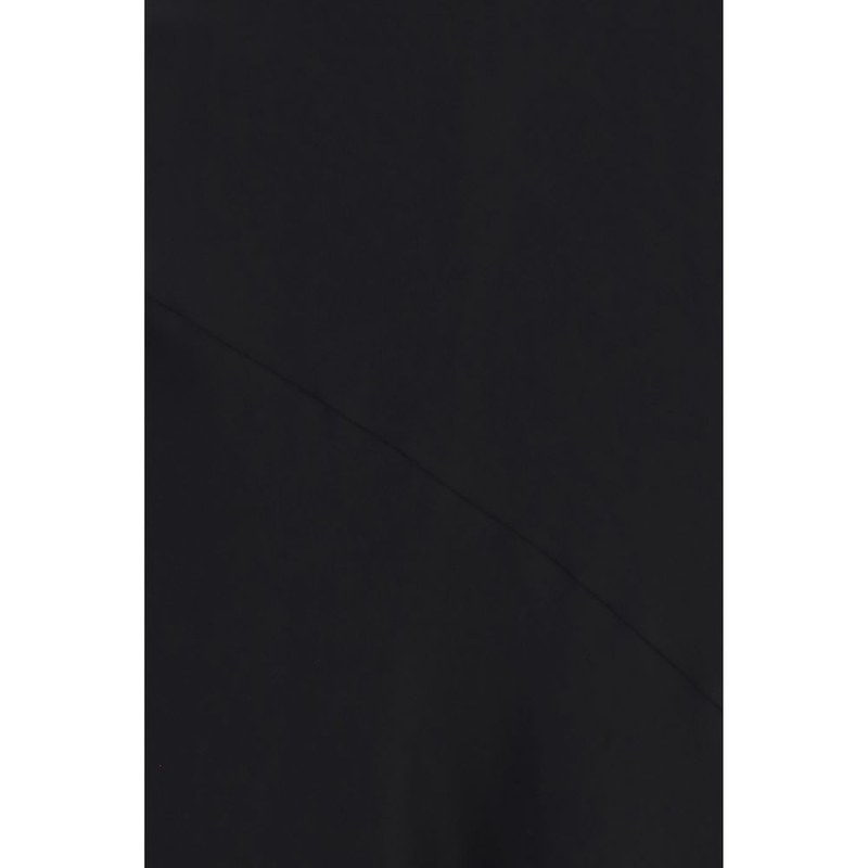 Black viscose casual dress-null
