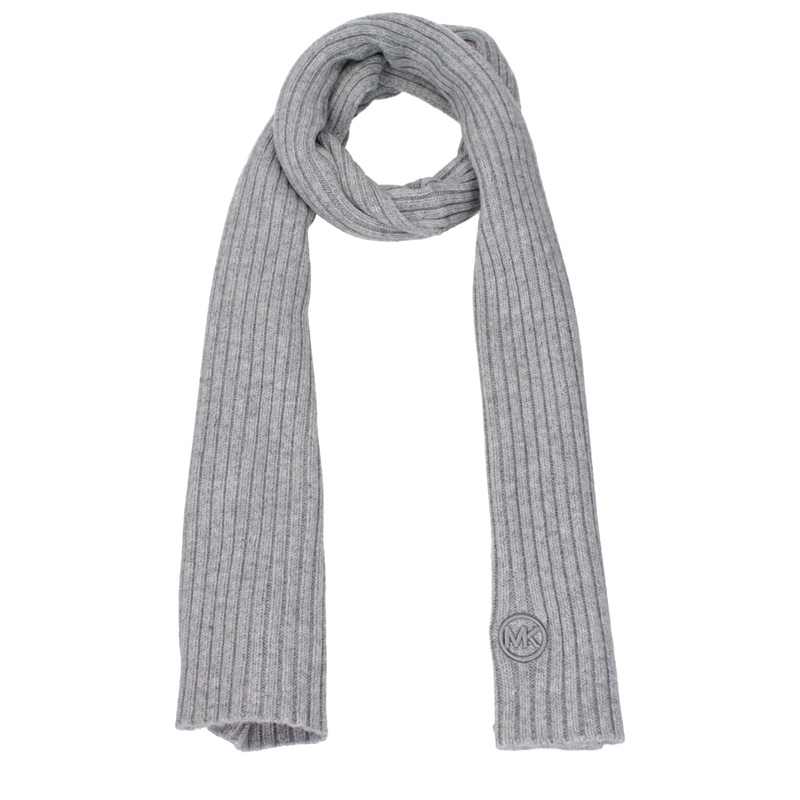Gray polyester scarf-null
