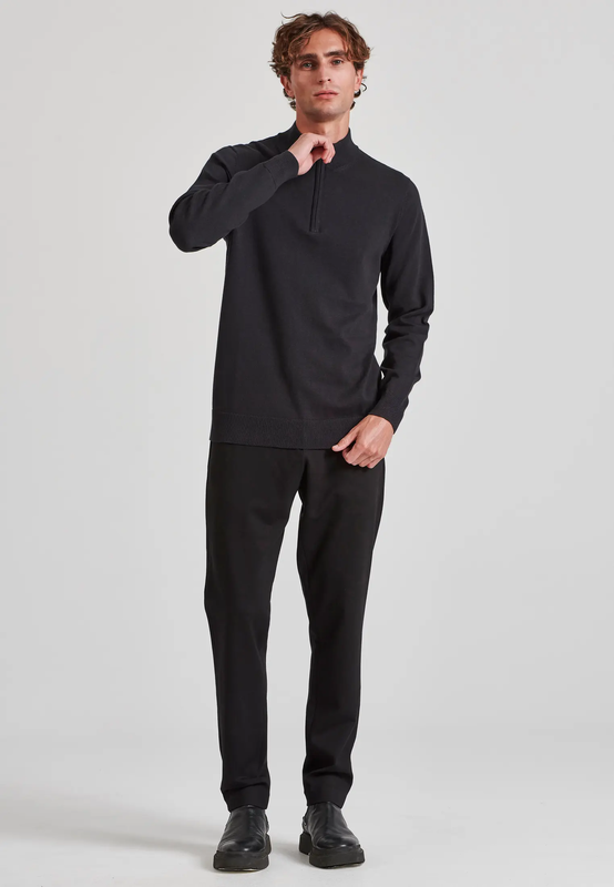 Funkybuddha knitwear halfzip image number null