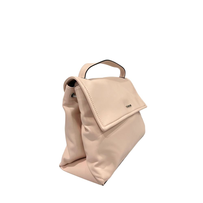 Pink pu women handbag-null