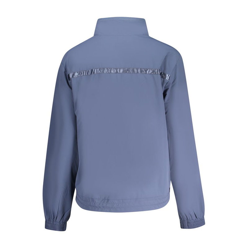 Blue nylon women jacket-null