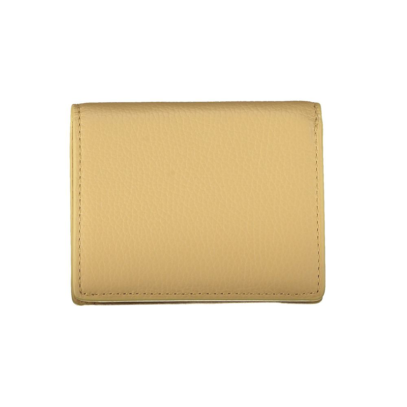 Beige leather women wallet-null