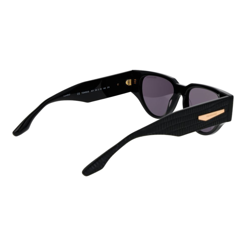 Black acetate sunglasses-null