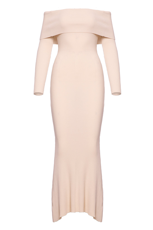 Maxi off the shoulder dress-null