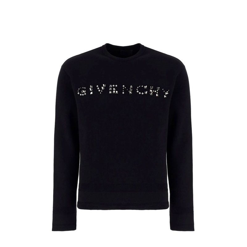 Black cotton sweatshirt-null