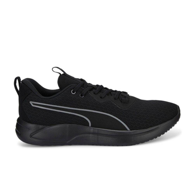 Resolve modern mens running shoes, Black / Grey, medium