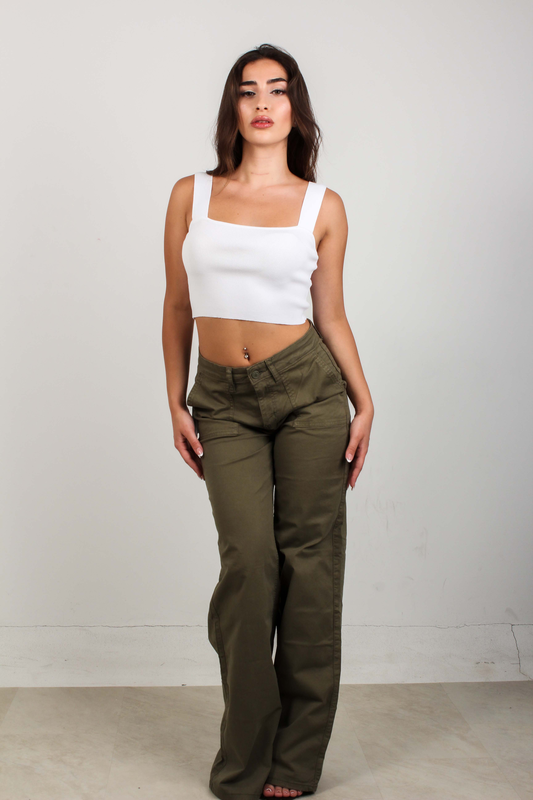 Product image: Utility wide leg trouser-null
