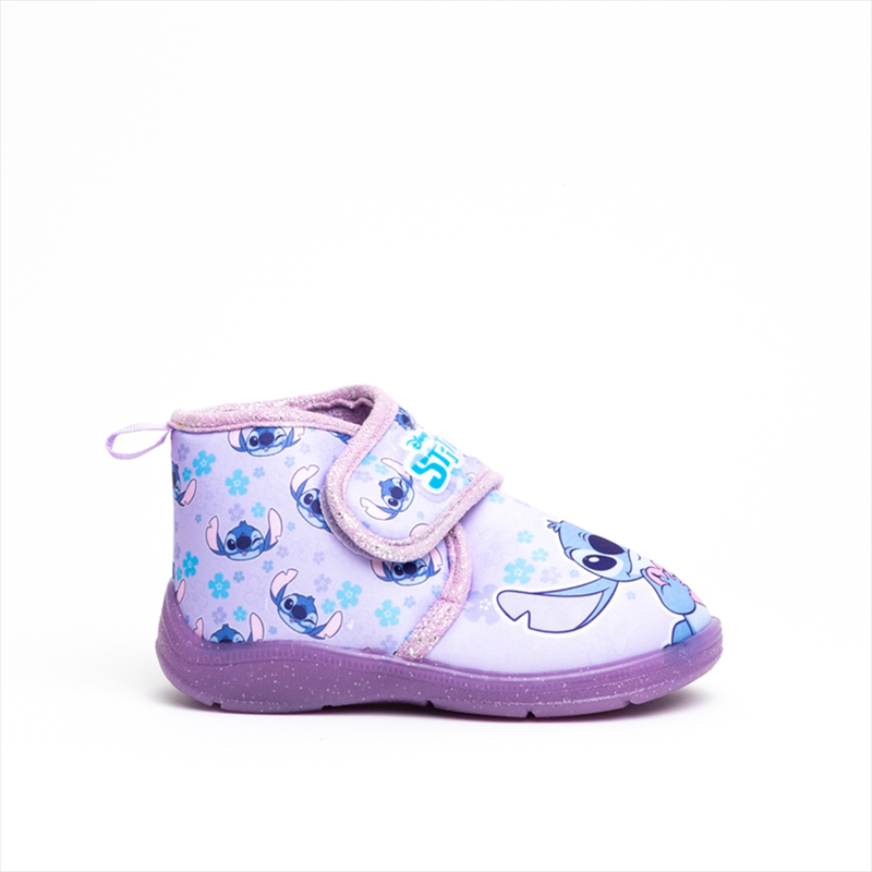 Stitch girls slippers with glittery sole-null