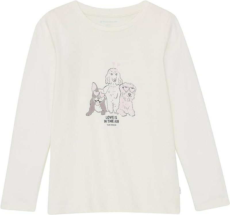308 printed longsle top kids girl wool white image number null