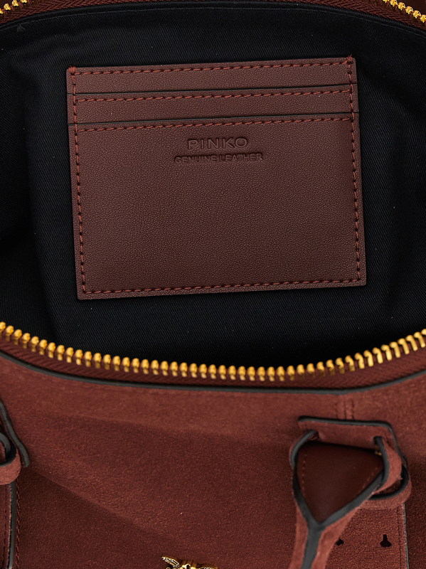 Bordeaux cowhide shoulder bag-null