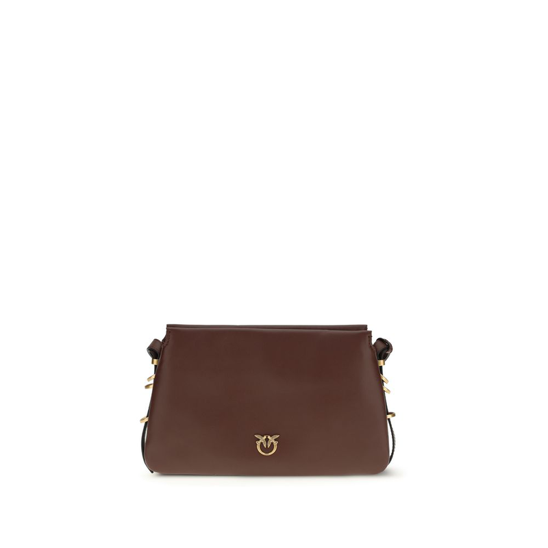 Brown calf leather bos taurus shoulder bag-null