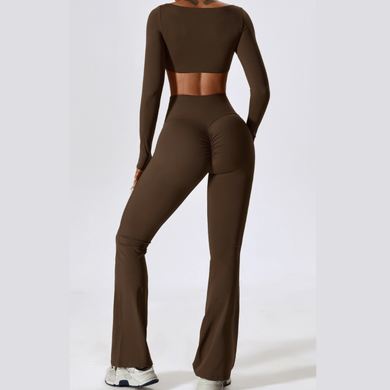 Product image: Amor long sleeve crop top legging set-null