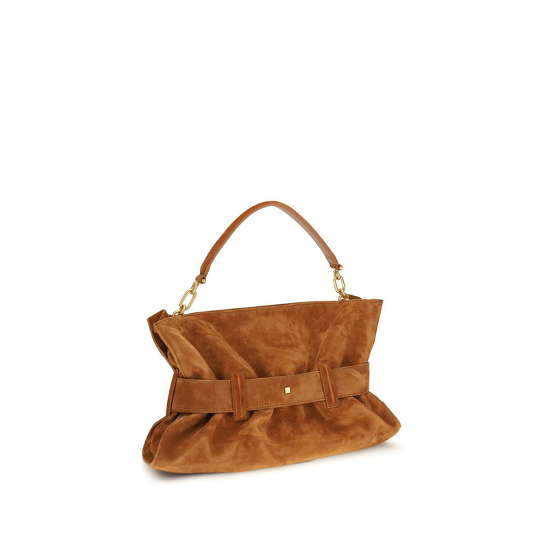 Brown calf leather bos taurus handbag-null