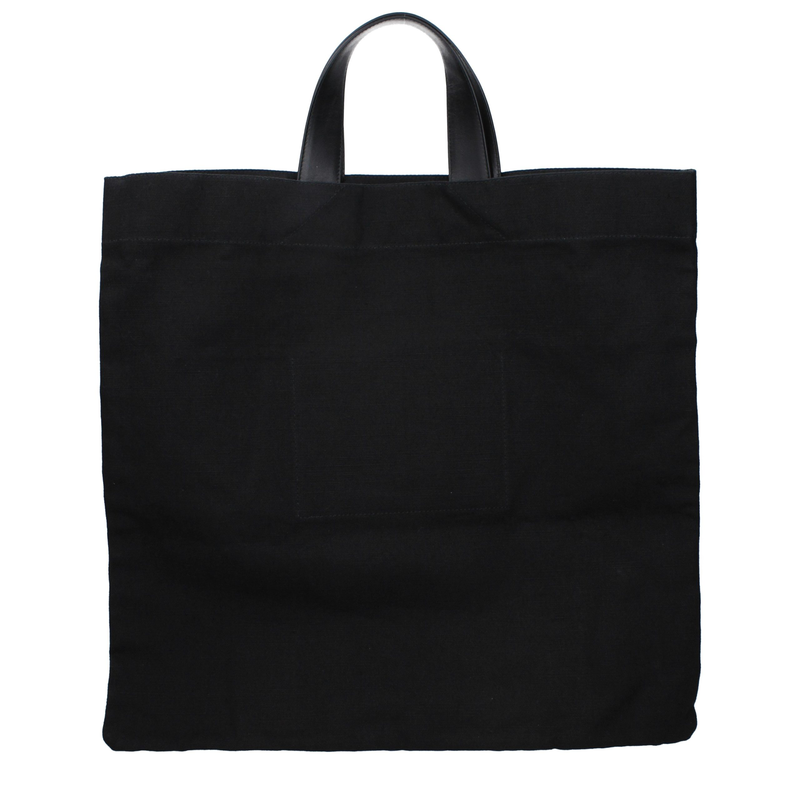 Black fabric handbag-null