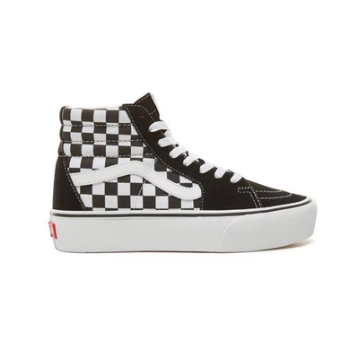 Sk8-hi platform 2.0 checkerboard, Black / White, medium