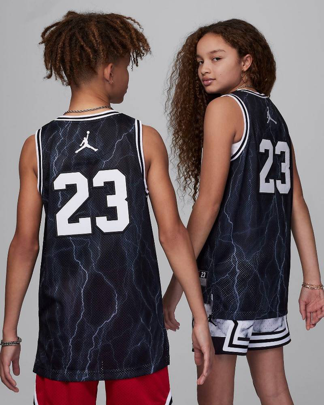 Nike jordan big kids jordan 23 aop jersey-null