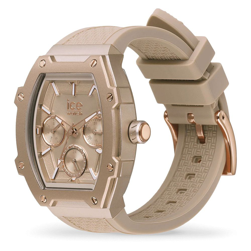 Black synthetic dress watch-null