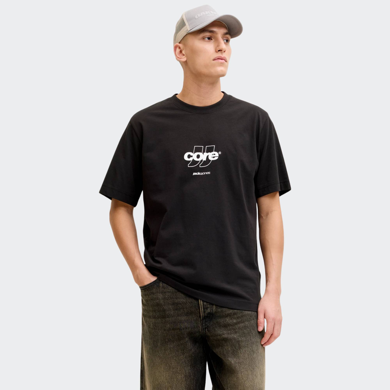 Club front print tee-null