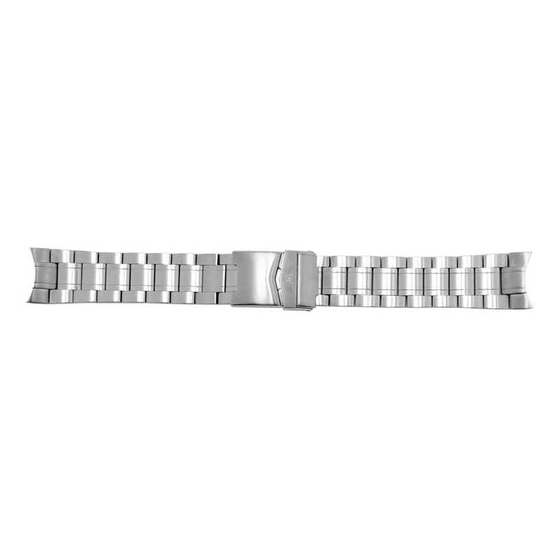 Silver stainless steel bracelet watch-null