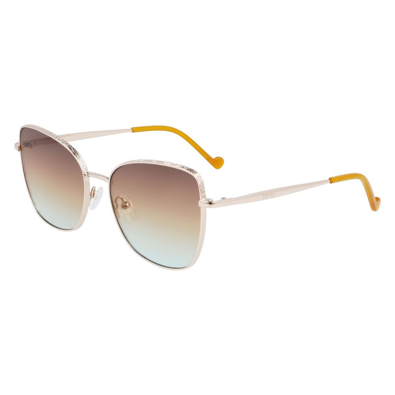 Gold metal sunglasses-null