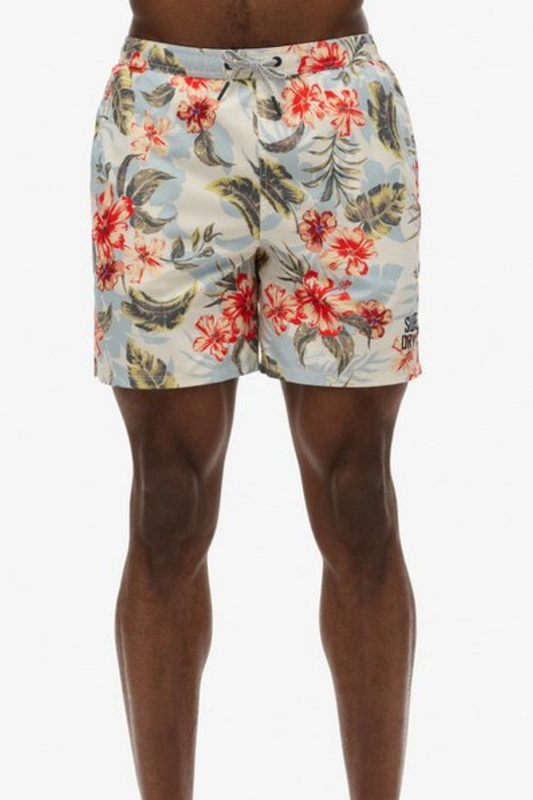 Hawaiian print swimsuit-null