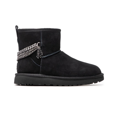 Ugg classic mini - chain - boot, Black, medium