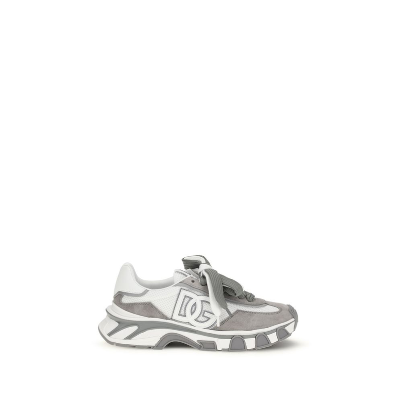 Gray calf leather bos taurus athletic sneakers-null