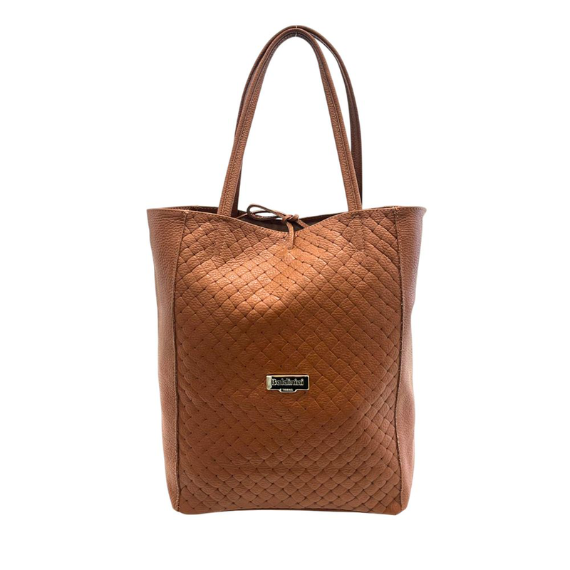 Brown leather women bag-null