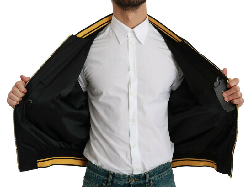 Black year of the pig bomber jacket-null