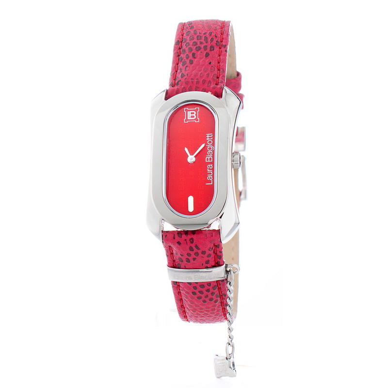 Multicolor leather dress watch-null