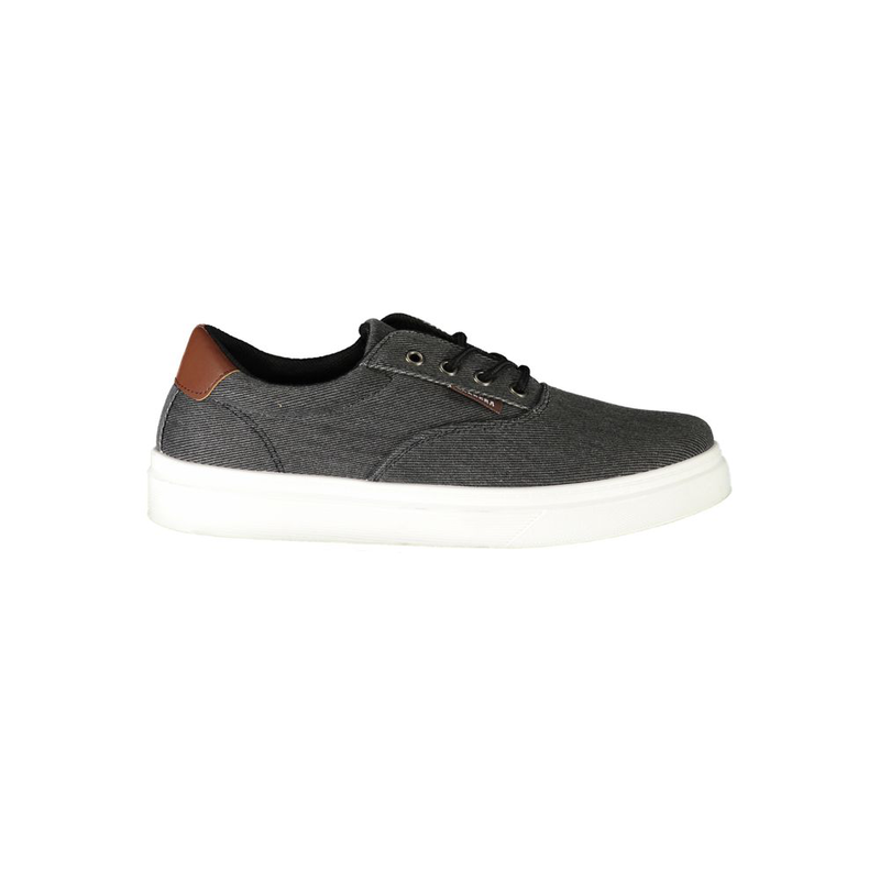 Black polyurethane men sneaker-null