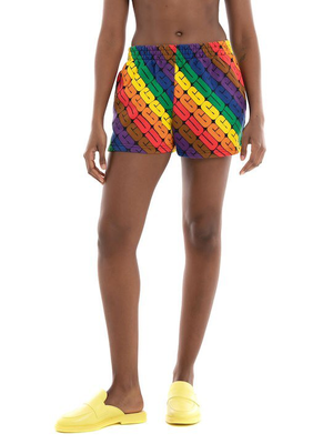 Ugg women noni short pride (1131071), Rainbow Logo, medium