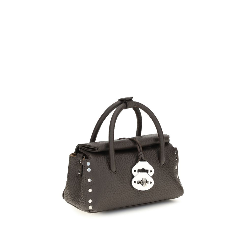 Brown calf leather bos taurus handbag-null