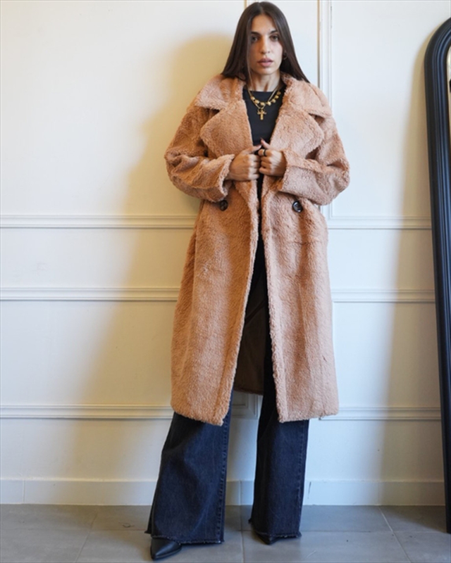 Fluffy coat 5506-null