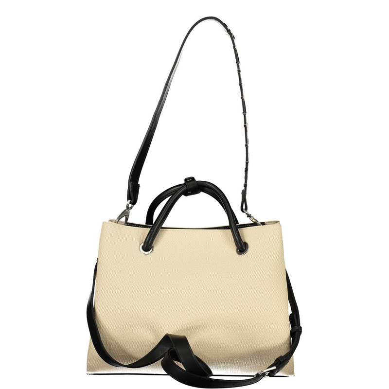 Beige polyurethane women's bag-null