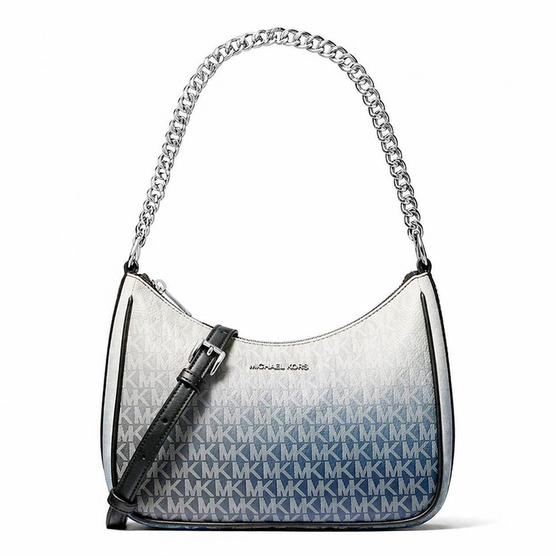 Multicolor canvas shoulder bag-null