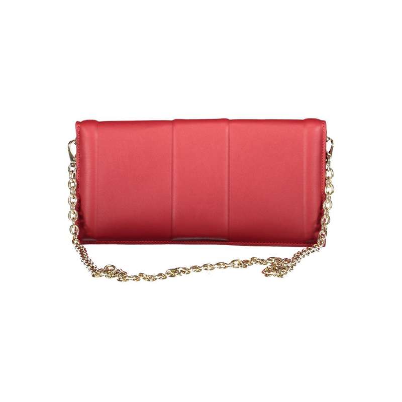 Rosso polyurethane women clutch-null