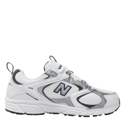 New balance 408 sneaker, White Blue, medium