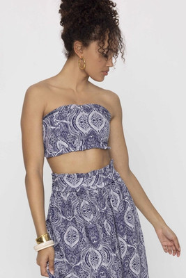 Suki top, Blue, medium