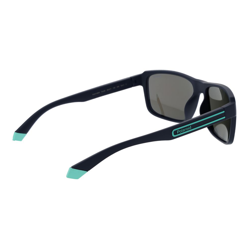 Blue plastic sunglasses-null