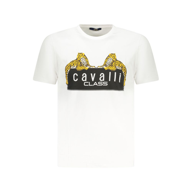 White cotton men's t-shirt-null