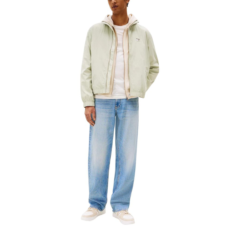 Bicolor recycled polyamide bomber-null