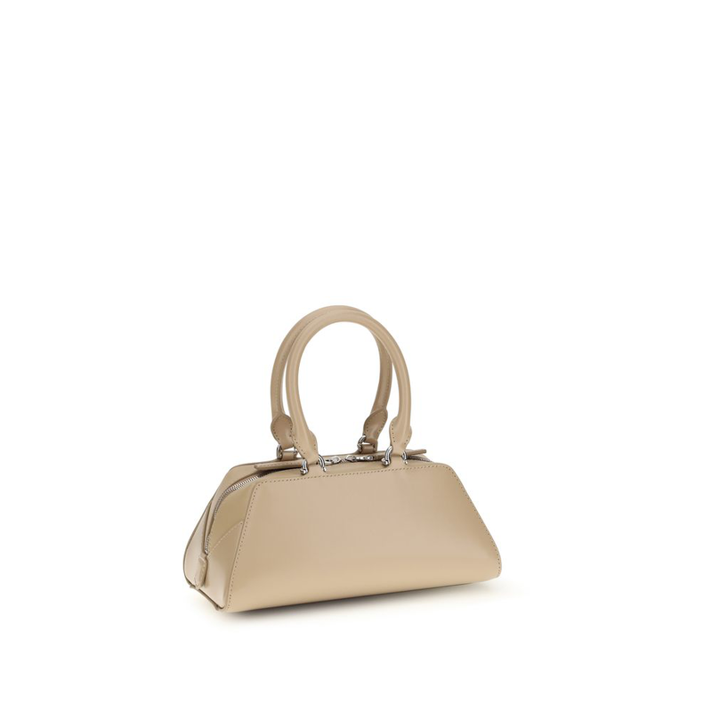 Beige calf leather bos taurus handbag-null